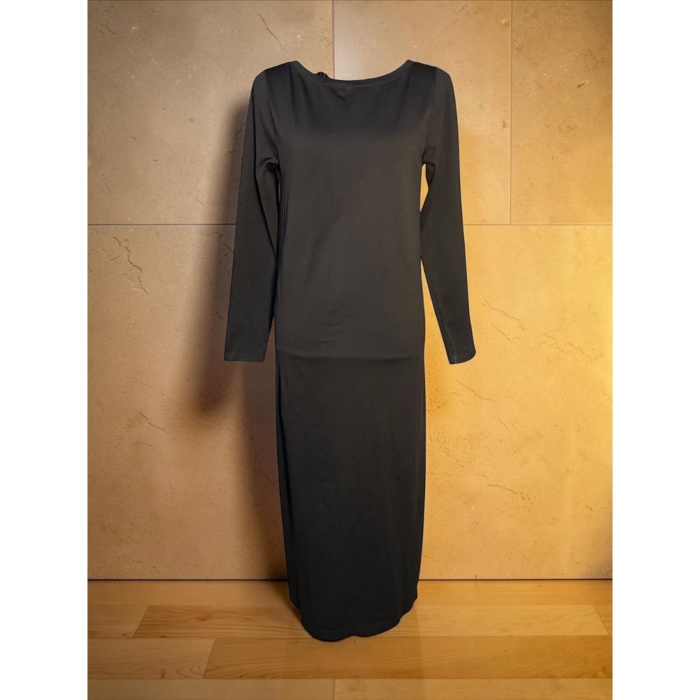 Isabel by Ingrid & Isabel Maternity Dress L Black Long Sleeve Maxi